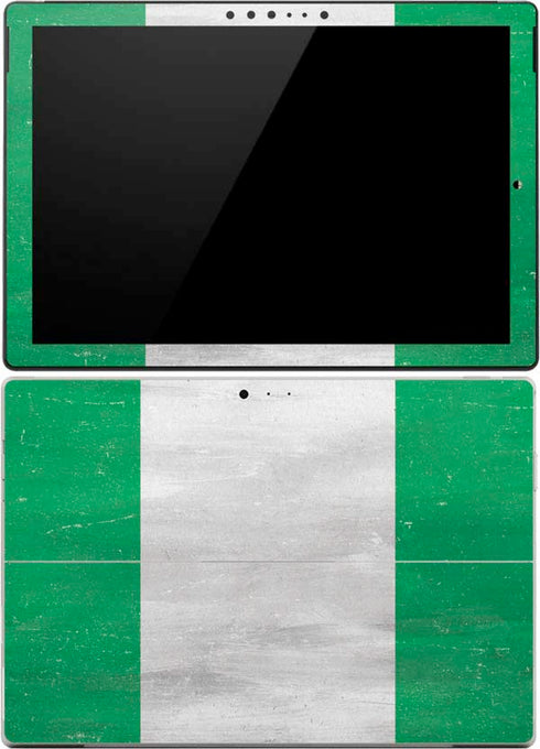 Nigeria Flag Distressed Surface Pro 4 Skin